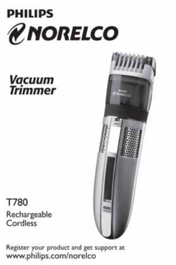 Philips Norelco 7200 Trimmer User Manual